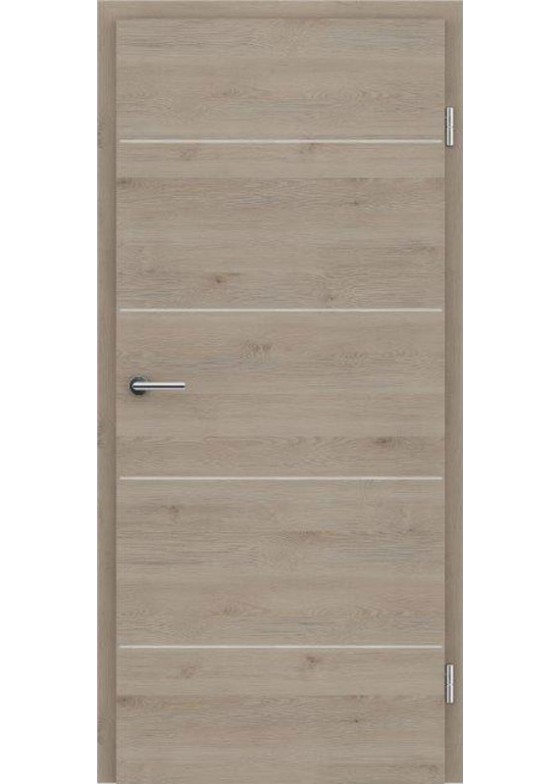 Decora CPL Silver Grey quer Alu 4 Lisenen quer