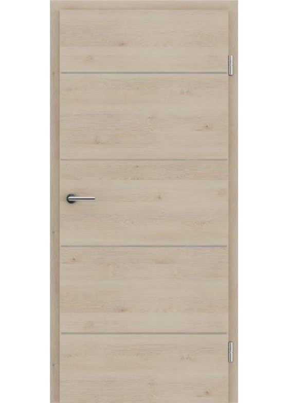 Decora CPL White Grey quer Alu 4 Lisenen quer