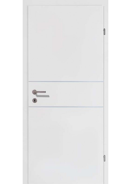 Decora CPL Weiß Alu 2 Lisenen quer