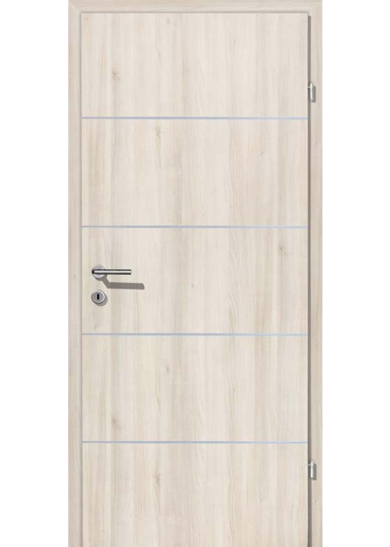 Decora CPL Akazie Längsmaserung Alu 4 Linsene quer