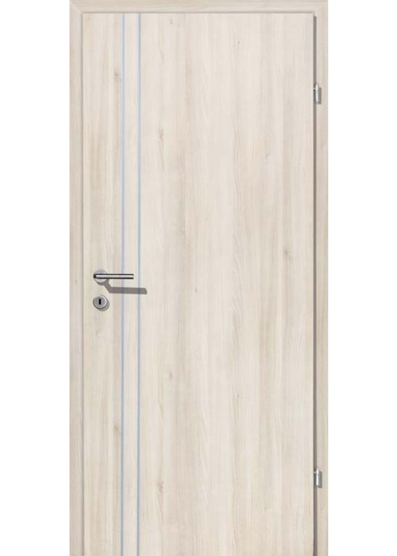 Decora CPL Akazie Längsmaserung Alu 2 Linsene längs