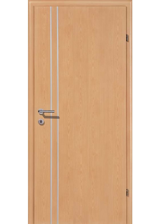 Premium Buche Alu 2 Lisenen längs