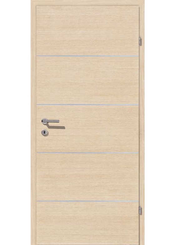 Decora CPL Wildeiche querstrukturiert Alu 4 Lisenen quer