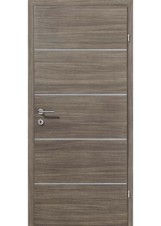 Decora CPL Wildeiche querstrukturiert Alu 4 Lisenen quer