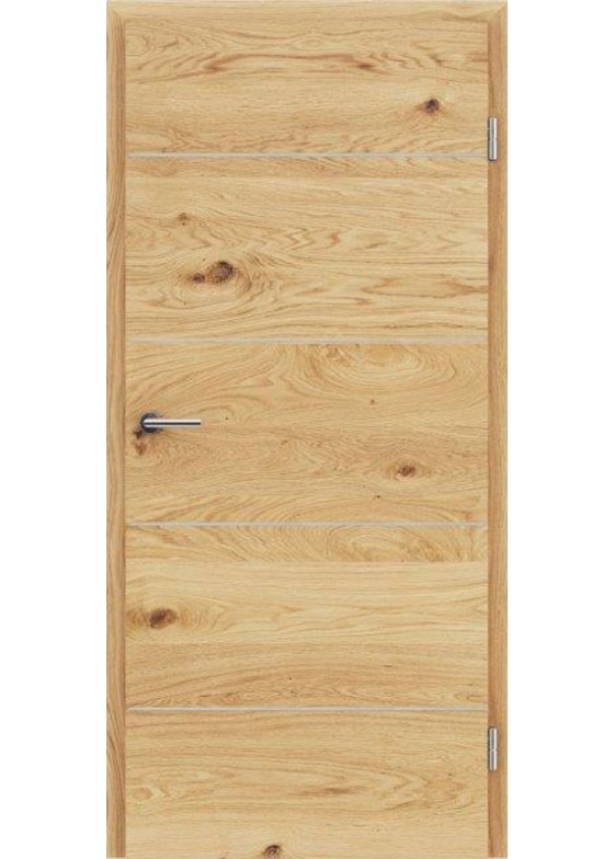 Grünau Eiche Natur geölt Alu 4 Lisenen quer