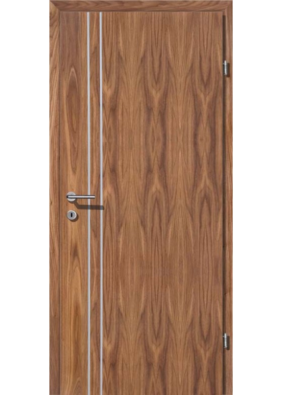 Premium Nuss Alu 2 Lisenen längs