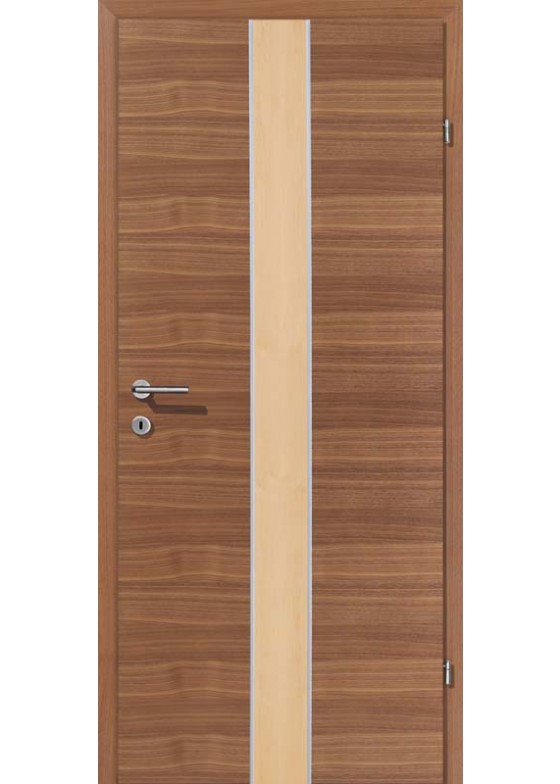 VENTI 33 Nuss Ahorn Alu 2 Lisenen längs