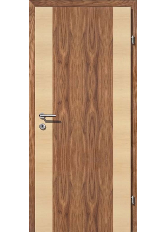 VIVA 08 Nuss Streifen Ahorn querfurniert