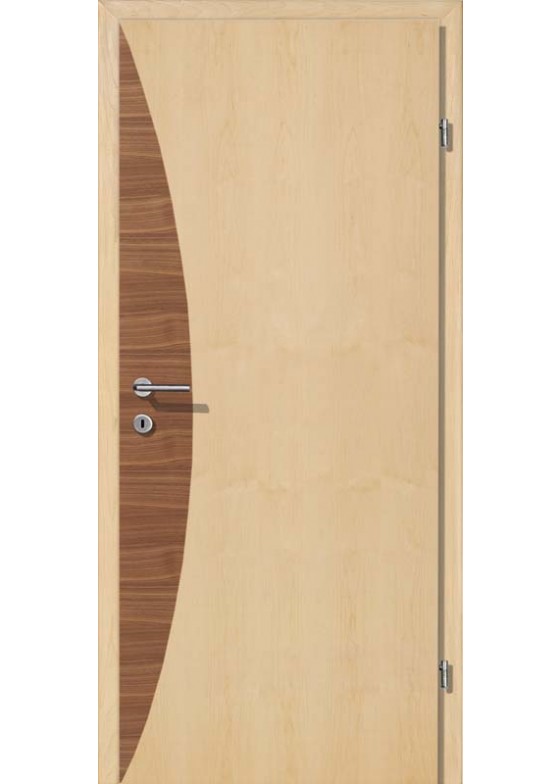 Ronda 100 Ahorn Bogen Nuss querfurniert