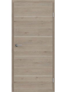 Decora CPL Silver Grey quer Alu 4 Lisenen quer
