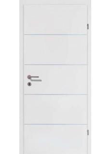 Decora CPL Brillantweiß Alu 4 Lisenen quer