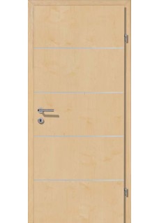 Decora CPL Ahorn Längsmaserung Alu 4 Lisenen quer