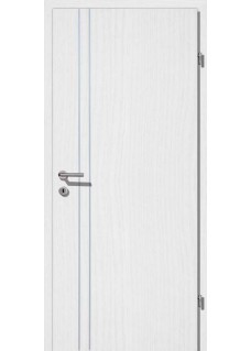 Decora CPL Esche weiß  Alu 2 Lisenen längs