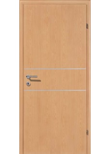 Decora CPL Buche Längsmaserung Alu 2 Lisenen quer