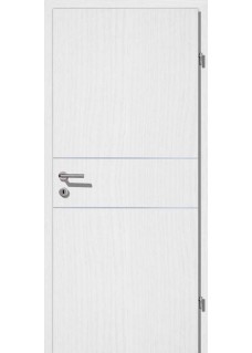 Decora CPL Esche weiß Alu 2 Lisenen quer