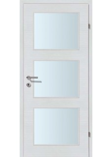 Decora CPL Schneeweiß querstrukturiert 