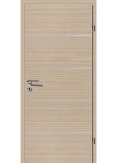 Decora CPL Cafe Latte querstrukturiert Alu 4 Lisenen quer