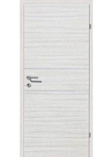 Decora CPL Palisander weiß querstrukturiert Alu 2 Lisenen quer