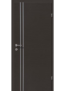 Decora CPL Grafite querstrukturiert Alu 2 Lisenen längs