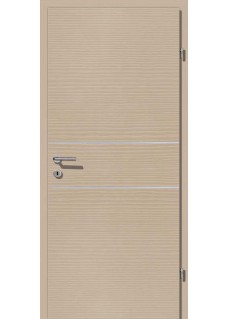 Decora CPL Cafe Latte querstrukturiert Alu 2 Lisenen quer