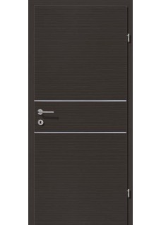 Decora CPL Grafite querstrukturiert Alu 2 Lisenen quer