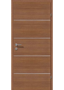 Decora CPL Nuss Quermaserung  Alu 4 Lisenen quer