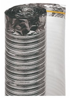 Unterlage mit Dampfsperre für Fußbodenheizung