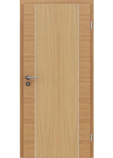 VIVA 01 Eiche rustikal Eiche Natur Alu 2 Lisenen läng