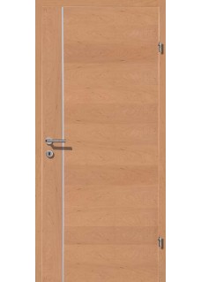 VIVA 03 Erle Streifen Erle längsfurniert Alu 1 Lisenen längs