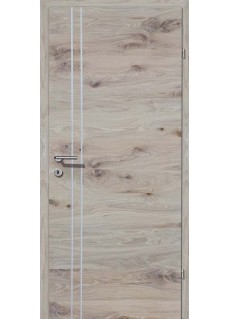 Grünau Eiche rustikal weiß geölt 2 Alulisenen längs