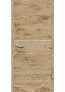 Grünau Eiche rustikal getönt Alu 2 Lisenen quer