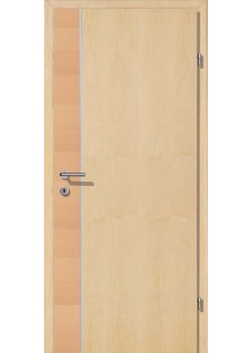 VIVA 05 Ahorn Streifen Buche querfurniert Alu 1 Lisene längs